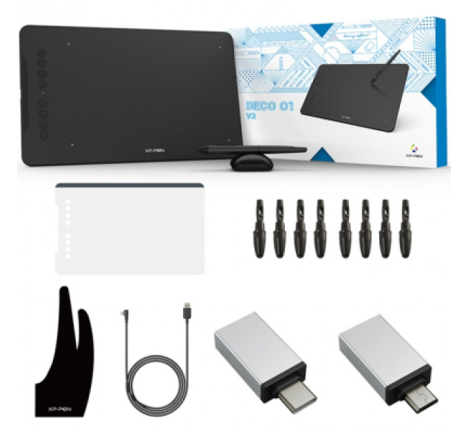 Графічний планшет XP-Pen Deco Fun Blue (Deco Fun L_BE)