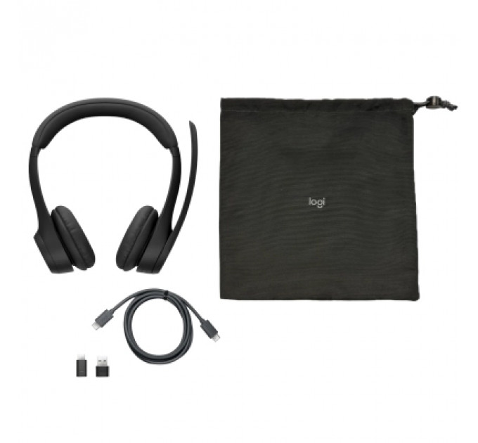 Навушники Logitech Zone 305 for Business Wireless/Bluetooth Teams Black (981-001451)