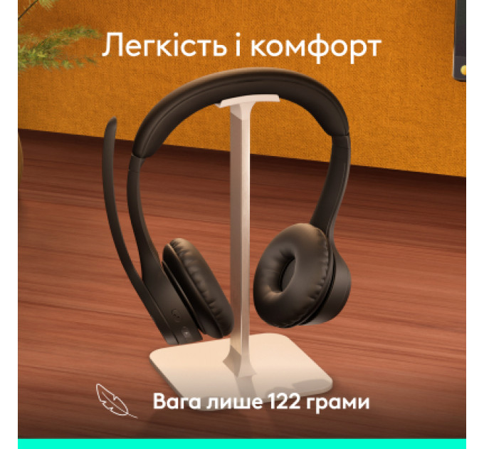 Навушники Logitech Zone 305 for Business Wireless/Bluetooth UC Black (981-001453)