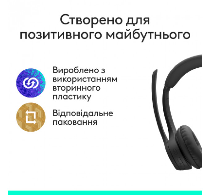 Навушники Logitech Zone 305 for Business Wireless/Bluetooth UC Black (981-001453)