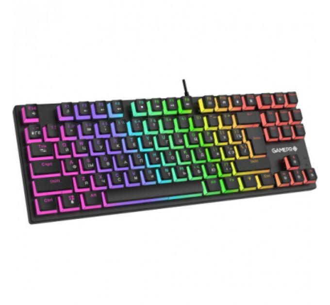 Клавіатура GamePro MK80B RGB Blue Switch USB Black (MK80B)