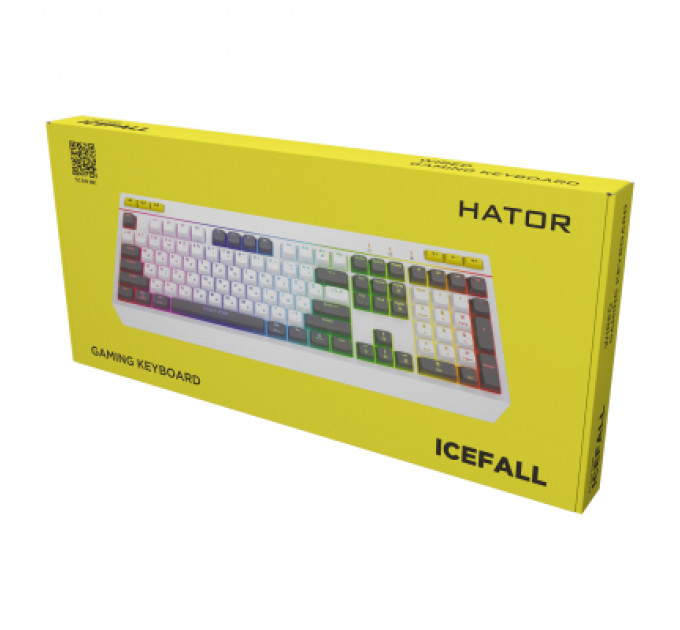 Клавіатура Hator Icefall USB White (HTK405UA)
