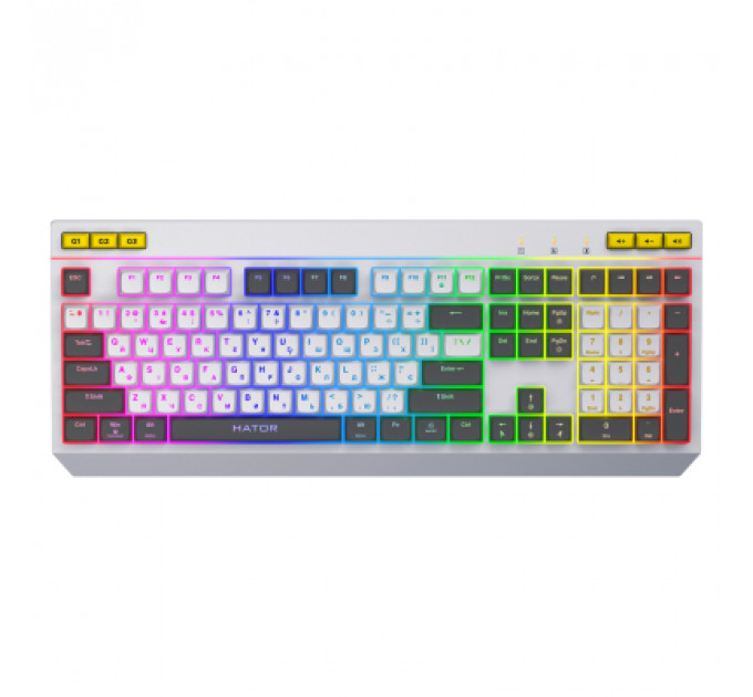 Клавіатура Hator Icefall USB White (HTK405UA)