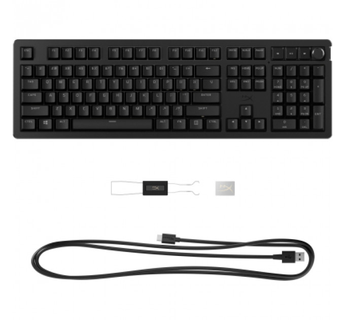 Клавіатура HyperX Alloy Rise PBT HX Red USB UA Black (7G7A3AA)