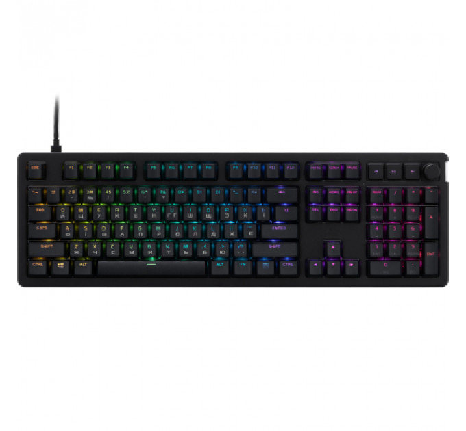 Клавіатура HyperX Alloy Rise PBT HX Red USB UA Black (7G7A3AA)