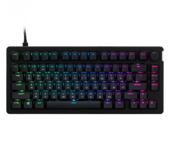 Клавіатура HyperX Alloy Rise 75 PBT HX Red USB UA Black (7G7A4AA)