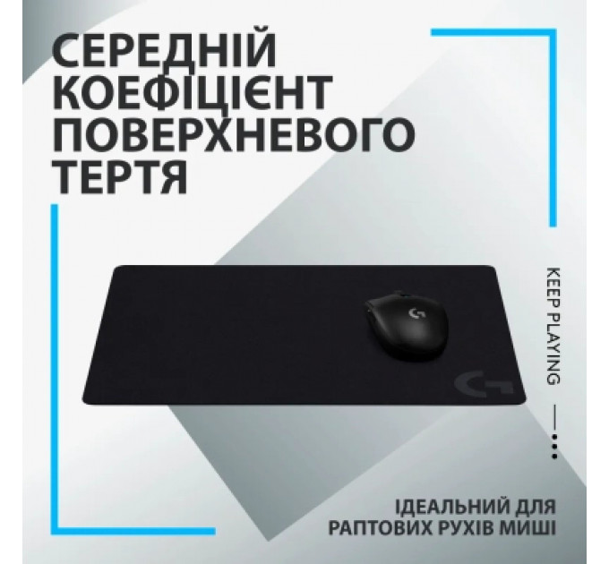Килимок для мишки Logitech G240 Gaming Mouse Pad Black (943-000785)