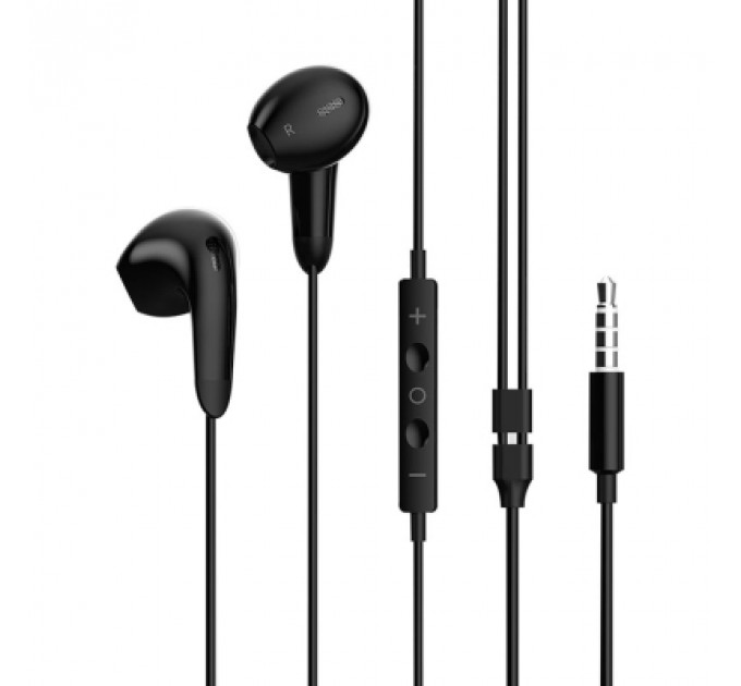 Навушники ColorWay 3.5 mm Wired Earphone Sound Wave Black (CW-WD04BK)
