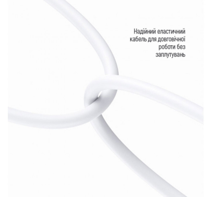 Навушники ColorWay 3.5 mm Wired Earphone Sound Wave White (CW-WD04WT)