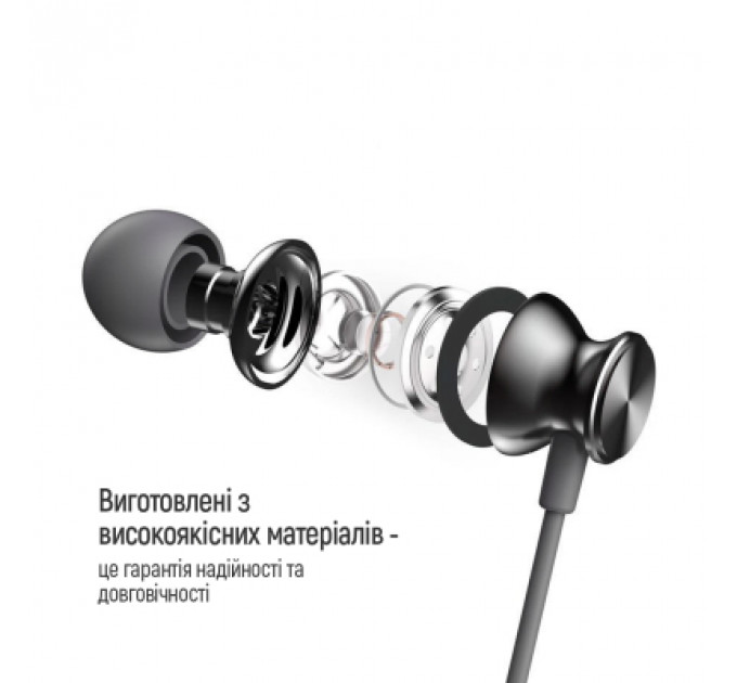Навушники ColorWay 3.5 mm Wired Earphone UrbanBeat Black (CW-WD03BK)