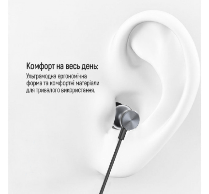 Навушники ColorWay 3.5 mm Wired Earphone UrbanBeat Black (CW-WD03BK)