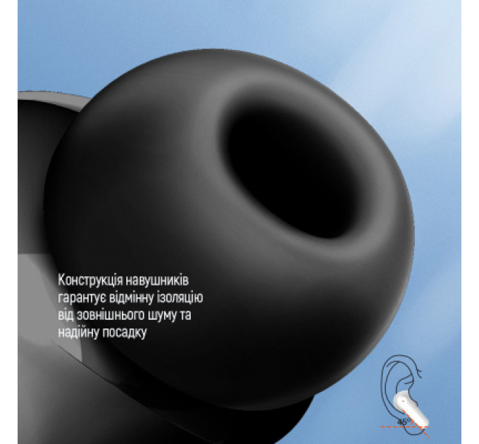 Навушники ColorWay Slim TWS-1 Earbuds Long Life Black (CW-TWS1BK1)