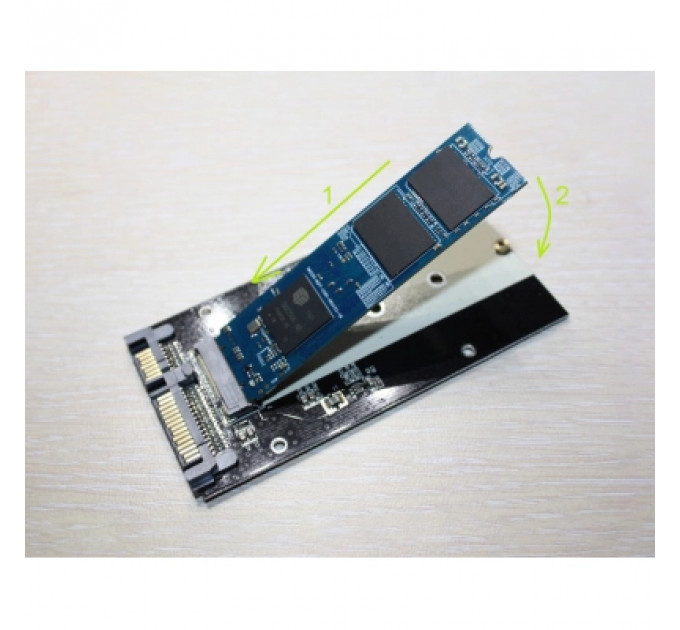 Адаптер Dynamode 2.5'''' SATA to M.2 (NGFF) SSD 22*30mm, 22*42mm, 22*60mm, 22*80mm (S103-1N)