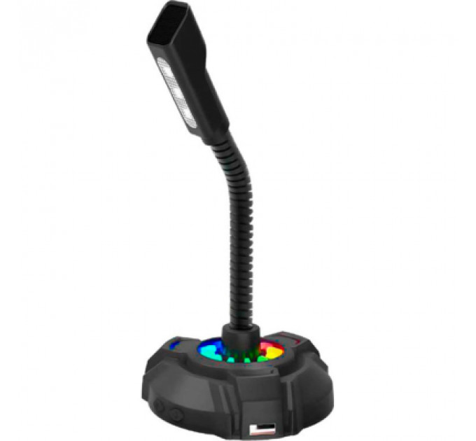 Мікрофон HP DHP-1100C RGB backlit 3.5мм+USB Black (DHP-1100C)
