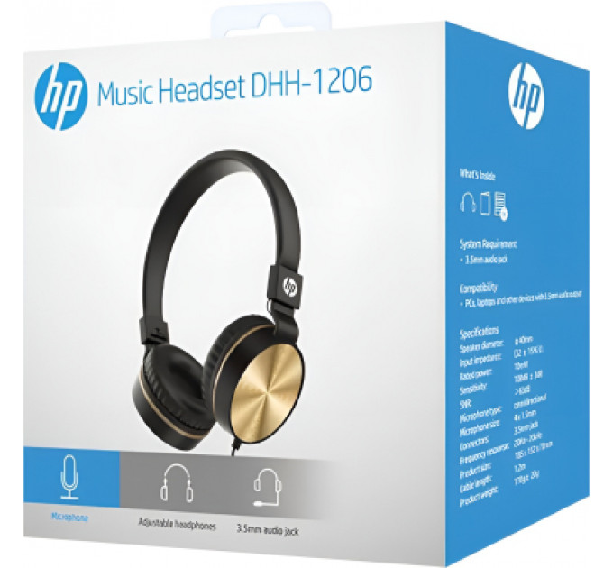 Навушники HP DHH-1206 Black (DHH-1206BK)