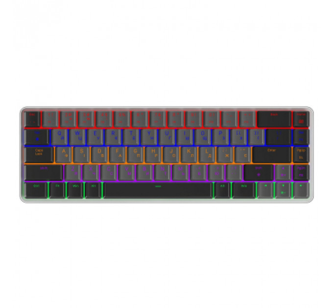 Клавіатура GamePro MK122R Red Swich Low Profile Wireless Dark Gray (MK122R)