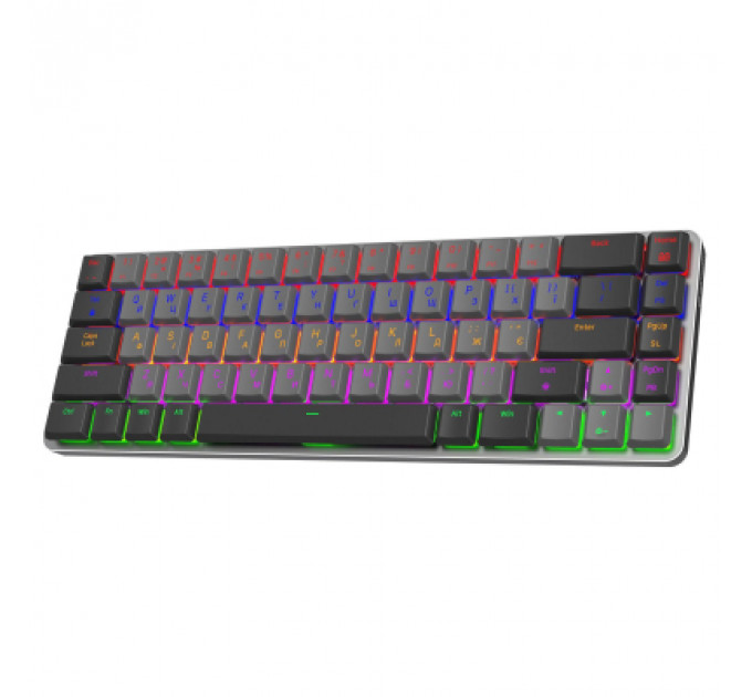 Клавіатура GamePro MK122R Red Swich Low Profile Wireless Dark Gray (MK122R)