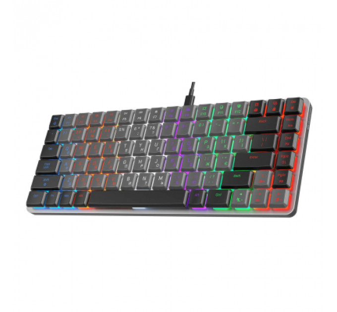 Клавіатура GamePro MK140R Red Swich Low Profile USB Dark Gray (MK140R)