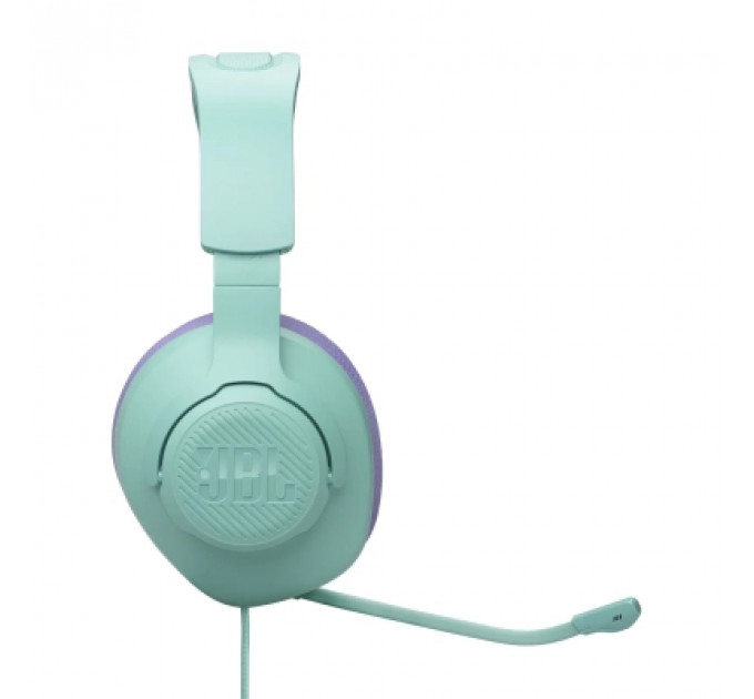Навушники JBL Quantum 100M2 Cyan (JBLQTUM100M2CYN)