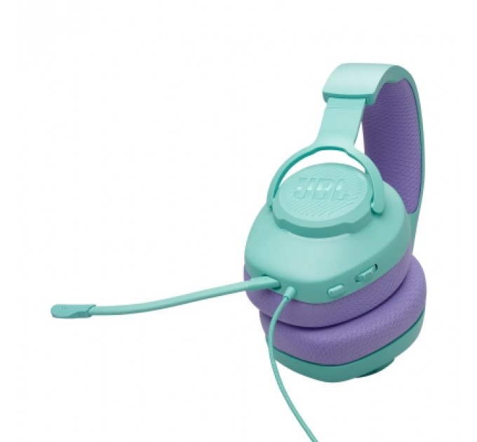 Навушники JBL Quantum 100M2 Cyan (JBLQTUM100M2CYN)