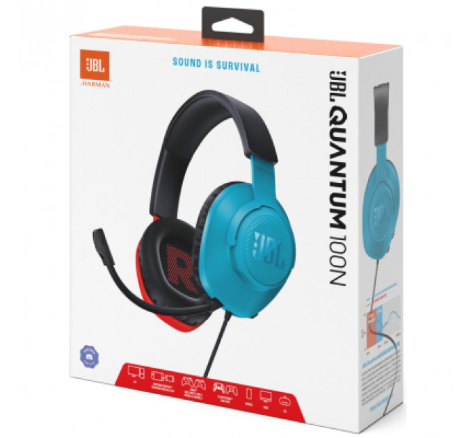 Навушники JBL Quantum 100N (JBLQTUM100N)