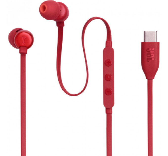 Навушники JBL Tune 310C USB-C Red (JBLT310CRED)