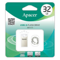 USB флеш накопичувач Apacer 32GB AH111 Crystal RP USB2.0 (AP32GAH111CR-1)