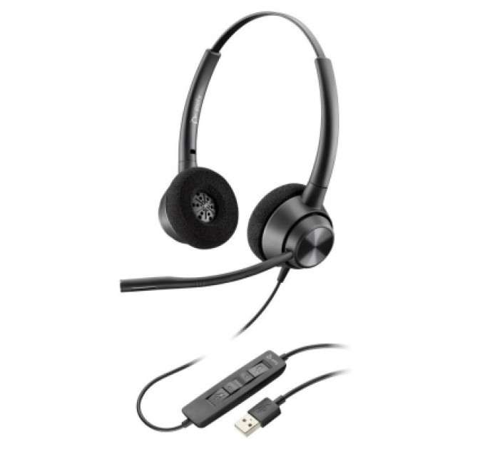 Навушники Poly EncorePro 320 Stereo USB-A Black (767G0AA)