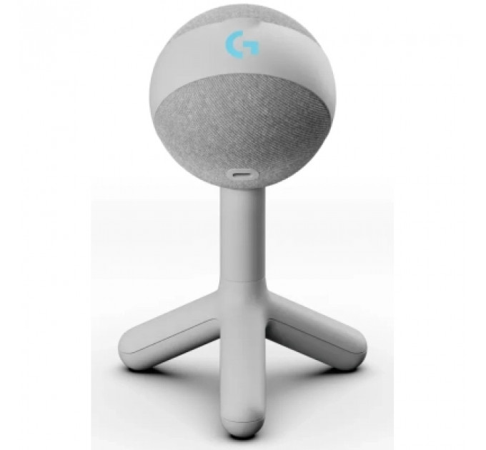 Мікрофон Logitech G Yeti Orb RGB Gaming Mic with Lightsync Off-White (988-000558)