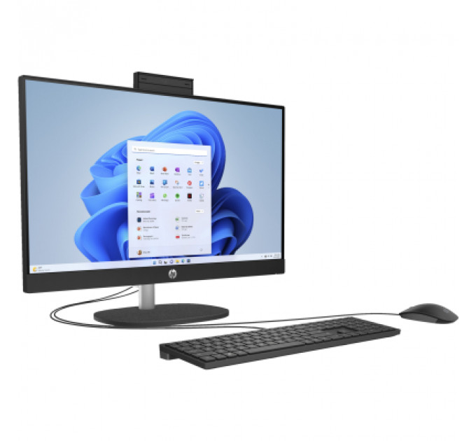 Комп'ютер HP 24-cr1007ua AiO / Ultra5-125U, 16, 512, WiFi, Cam, K&M (AE0P6EA)