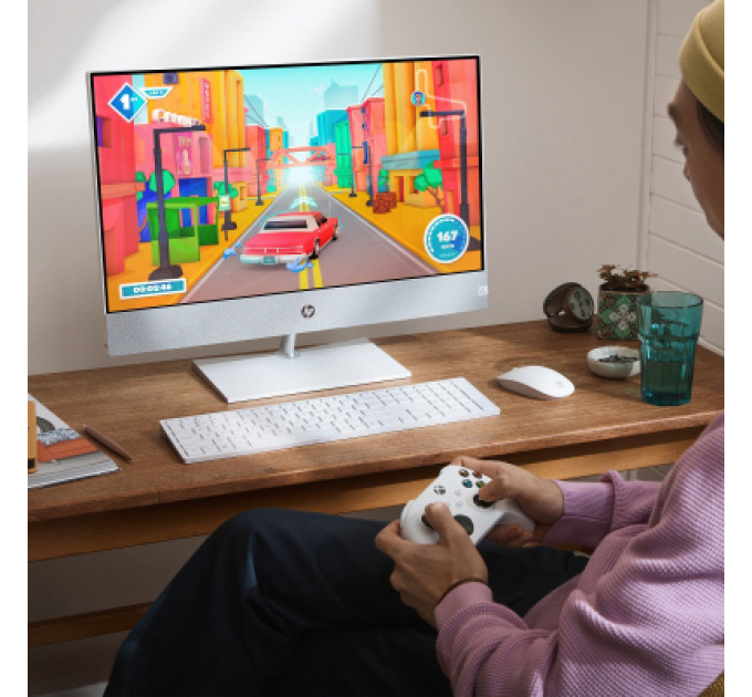 Комп'ютер HP Pavilion 27-ca2012ua AiO / i7-13700T, 32, SSD1Tb, RTX3050 4GB, WiFi, Cam, K&M (AE0P7EA)