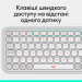 Клавіатура Logitech POP Icon Keys Bluetooth UA Off-White (920-013072)