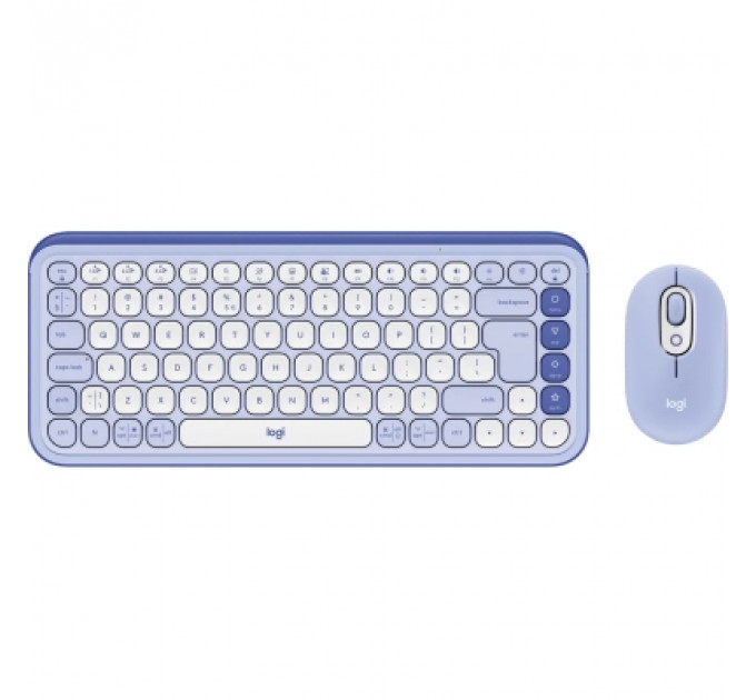 Комплект Logitech POP Icon Combo Bluetooth UA Lilac (920-013078)