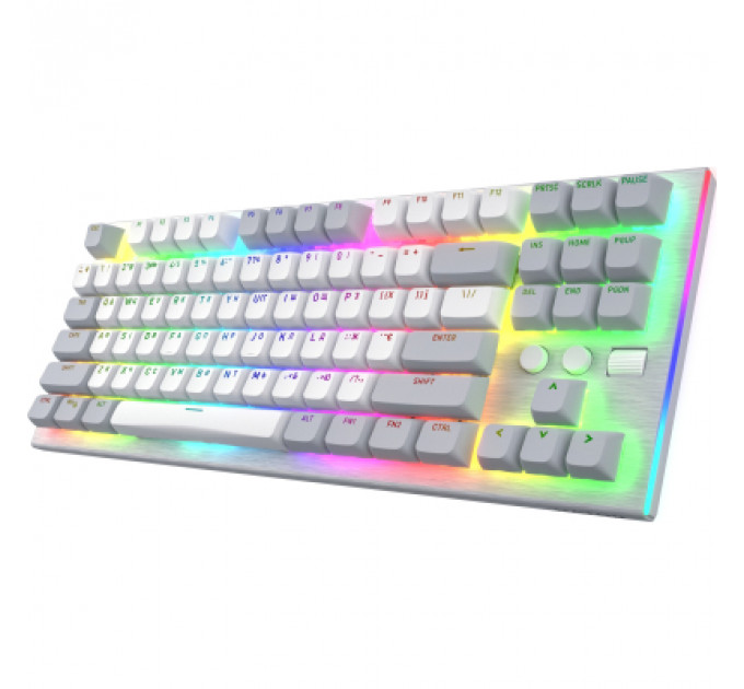 Клавіатура Hator Gravity TKL Orange USB White (HTK561UA)