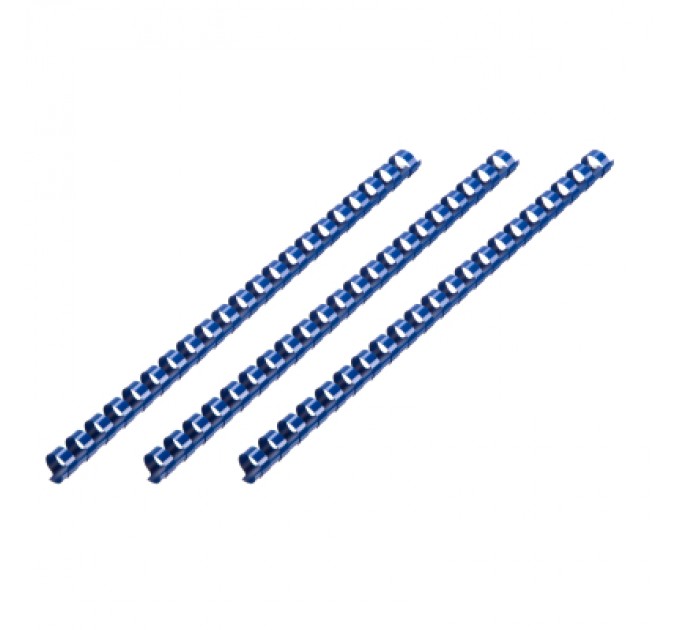 Пружина для палітурки 2E пл. 14мм (100 шт.) сині (2E-PL14-100CY)