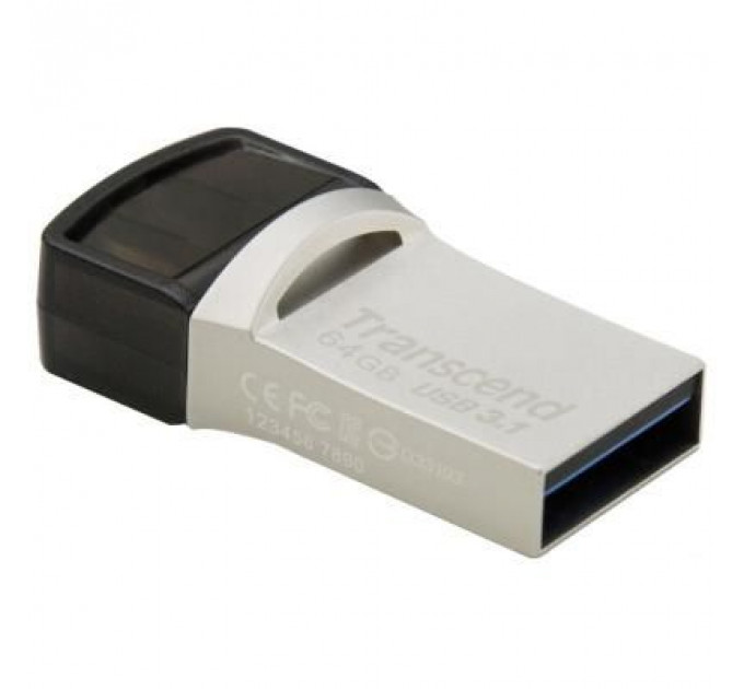 USB флеш накопичувач Transcend 64GB JetFlash 890S USB 3.1 (TS64GJF890S)