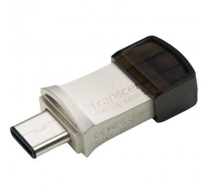 USB флеш накопичувач Transcend 64GB JetFlash 890S USB 3.1 (TS64GJF890S)