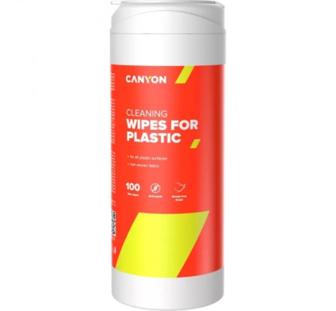Canyon Серветки Canyon Plastic Cleaning Wipes, 100 wipes, Blister (CNE-CCL12-H)