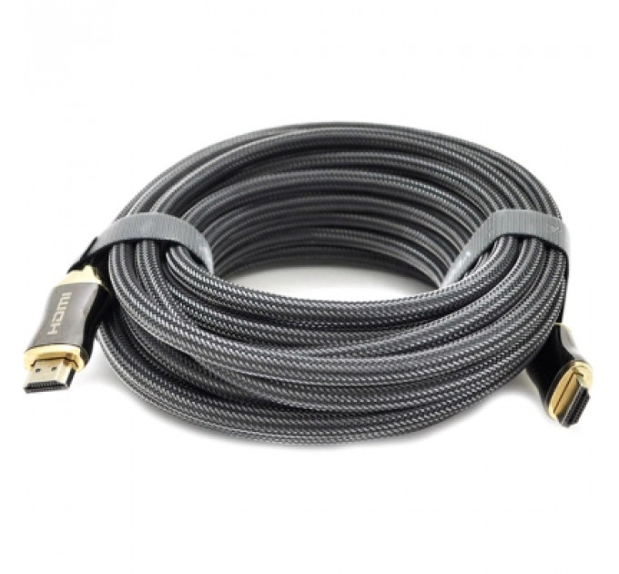 Кабель мультимедійний HDMI to HDMI 10.0m v2,0, OD-8.0mm 2K * 4K VEGGIEG (YT-HDMI(M)/(M)HX-10)