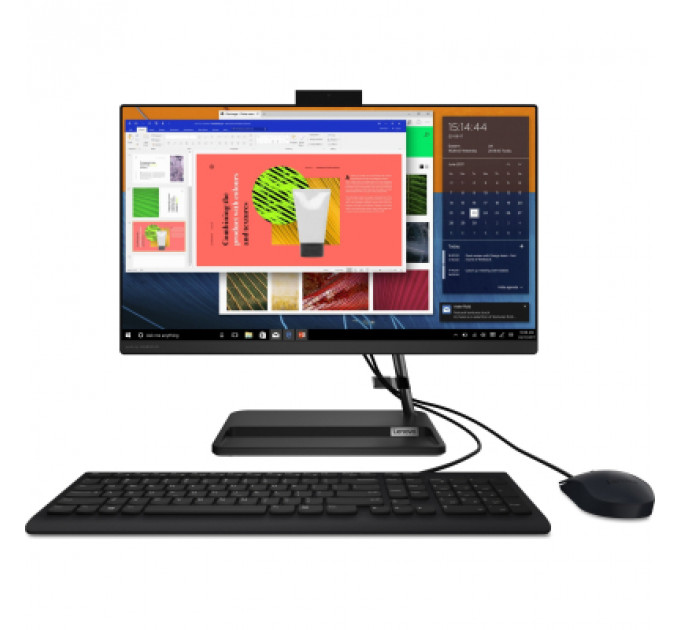 Комп'ютер Lenovo IdeaCentre AiO 3 24IAP7 / i5-12450H, 16, 512, KM (F0GH01GQUO)