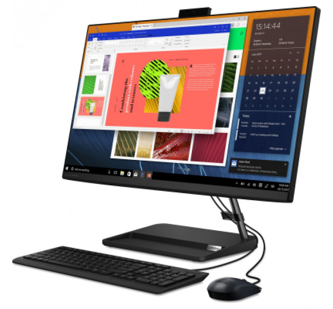 Комп'ютер Lenovo IdeaCentre AiO 3 24IAP7 / i5-12450H, 16, 512, KM (F0GH01GQUO)
