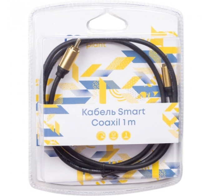 Кабель мультимедійний RCA to RCA 1.0m 26AWG PowerPlant (CA911752)