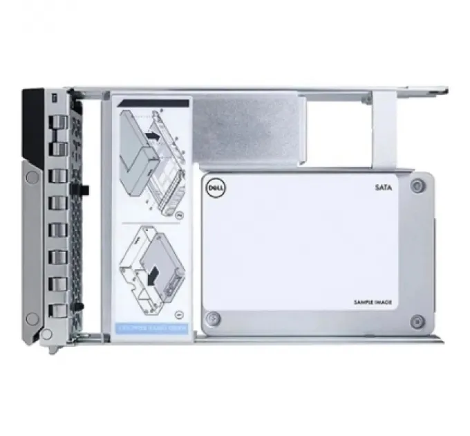 Накопичувач SSD для сервера Dell 480GB SSD SATA RI 6Gbps 512e 2.5in w/3.5in CUS Kit (345-BDZB)