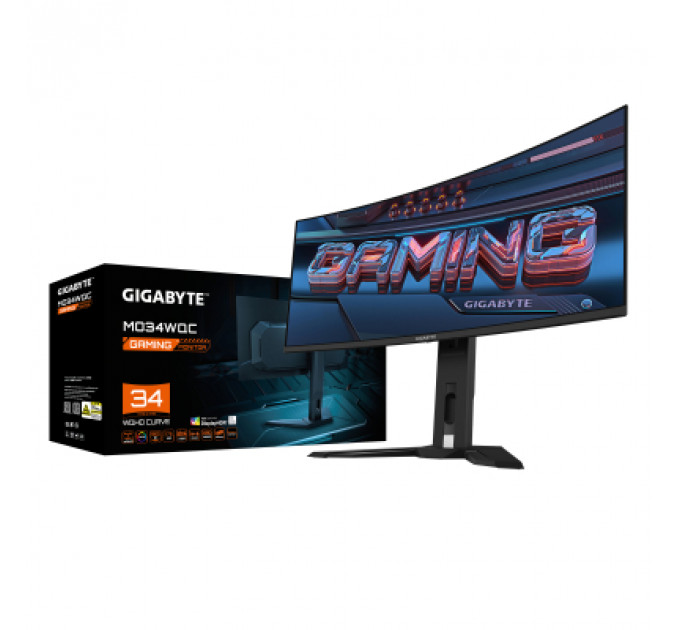 Монітор GIGABYTE MO34WQC Gaming Monitor