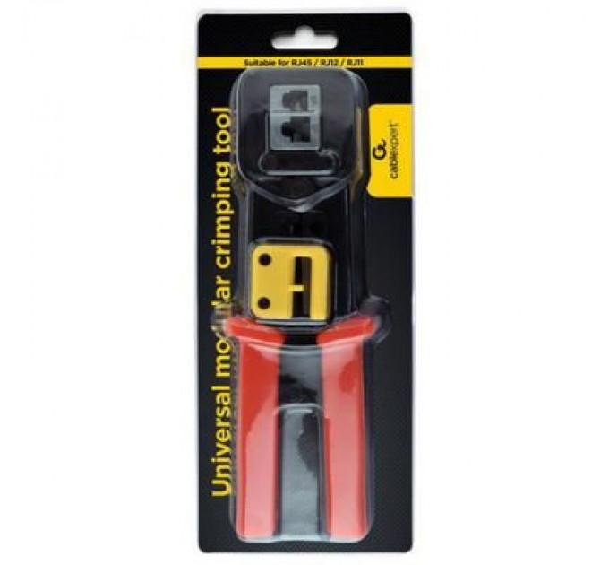Інструмент Cablexpert RJ45/RJ12/RJ11, обрізає при обжимці (T-WC-05)