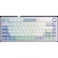 Клавіатура Aula F75 Gasket Greywood V3 switch Hot-Swap PBT Wireless/Bluetooth/USB White (6948391208640)