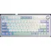 Клавіатура Aula F75 Gasket Greywood V3 switch Hot-Swap PBT Wireless/Bluetooth/USB White (6948391208640)