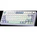 Клавіатура Aula F75 Gasket Greywood V3 switch Hot-Swap PBT Wireless/Bluetooth/USB White (6948391208640)