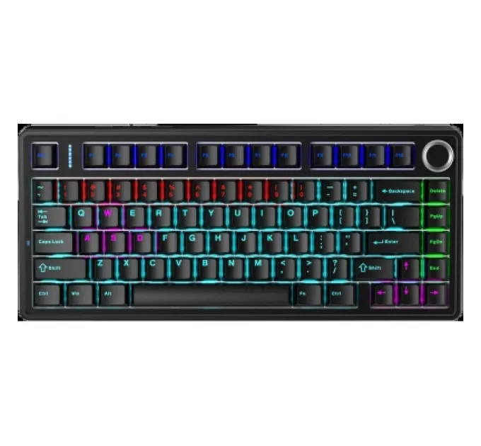Клавіатура Aula F75 keycap KRGD Blue USB UA Black (6948391202846)