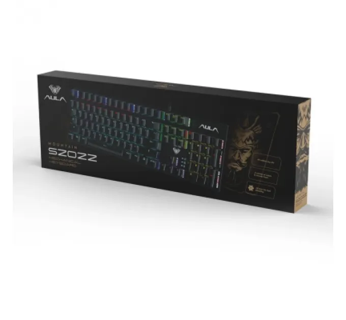 Клавіатура Aula S2022 KRGD Blue Hot-Swap USB UA Black (6948391202235)